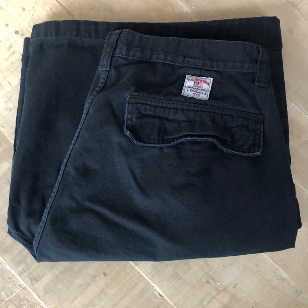 U.S. Polo Assn. Men’s Black Cargo Shorts Size 36